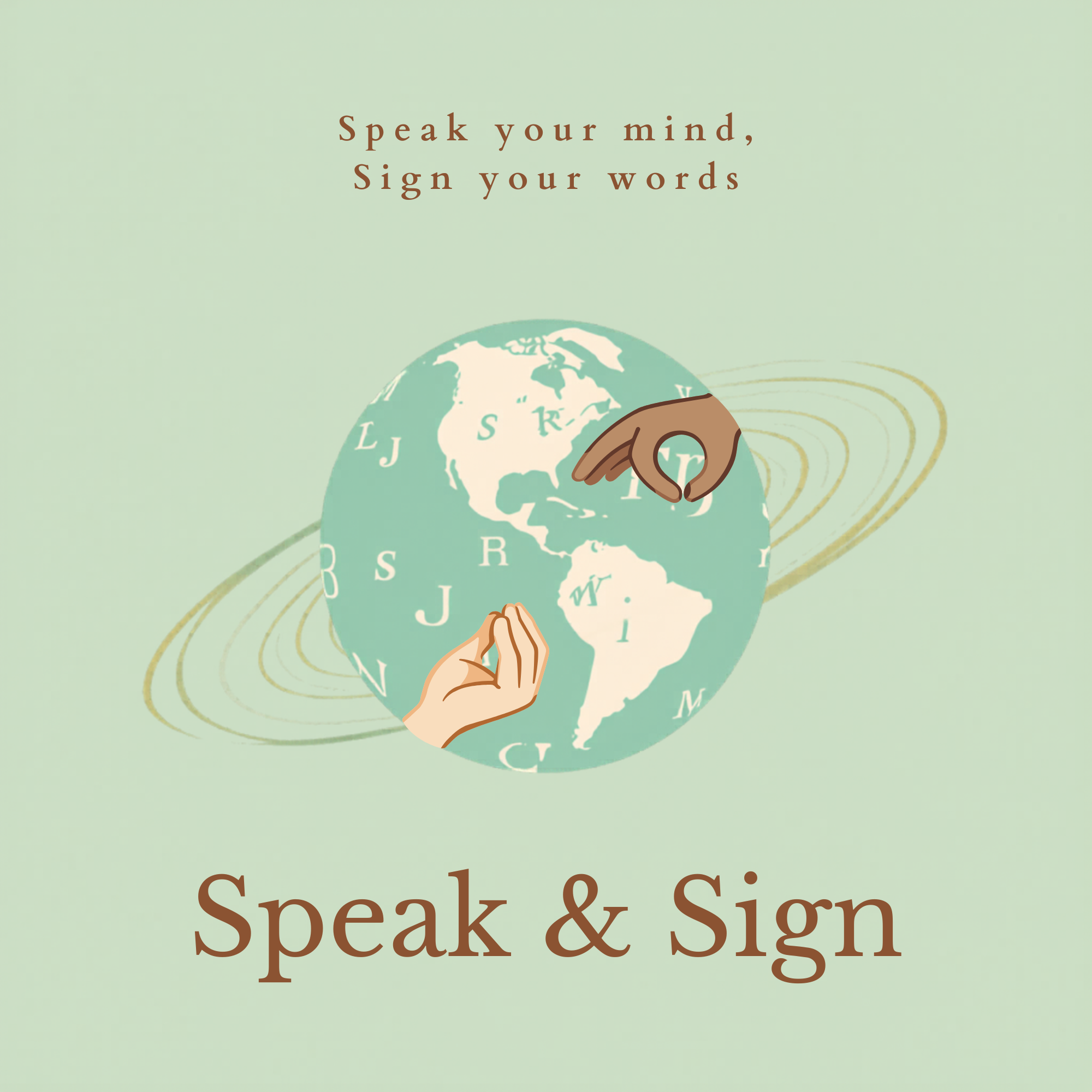 Logo Speak & Sign